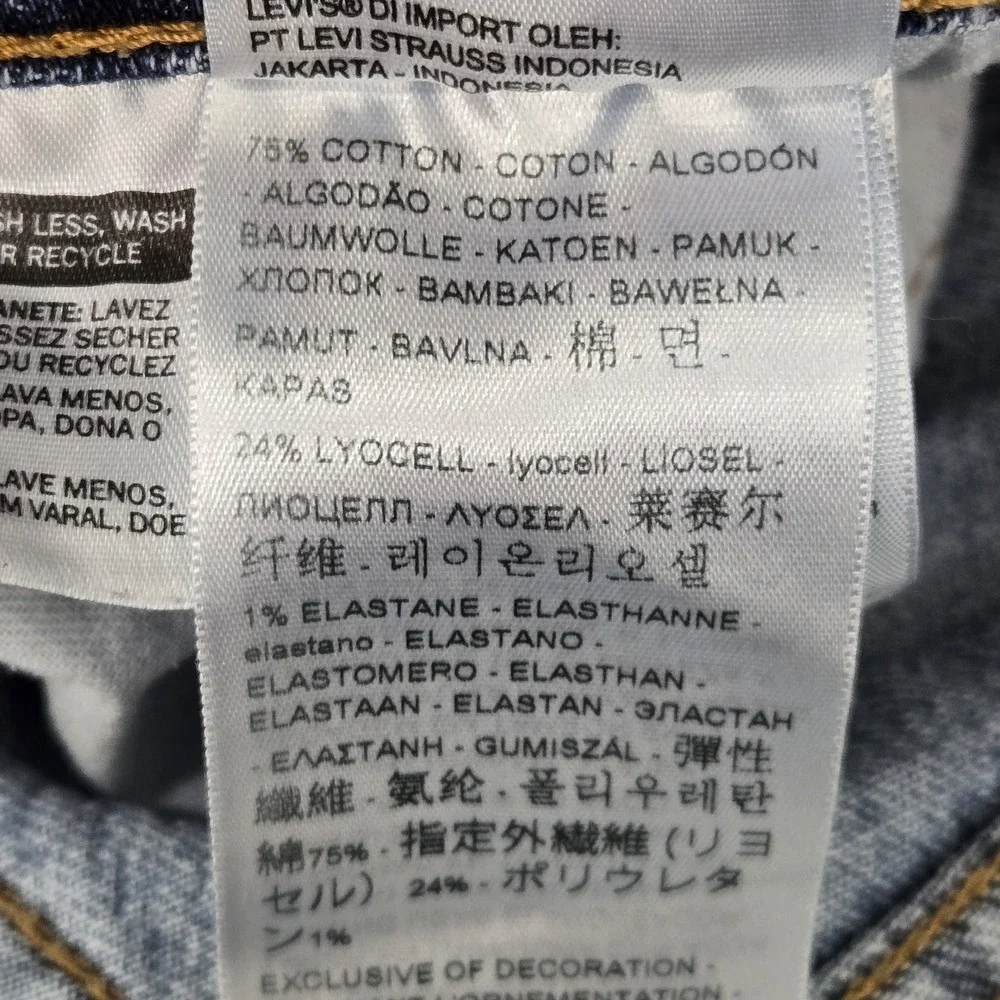 Levi's 511 Men‎ Jeans 32X32 Light Blue Denim Slim Fit 29
